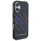 BMW Motosport IML Random Stripes iPhone 16 Plus Case - sort