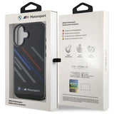 BMW Motosport IML Random Stripes iPhone 16 Plus Case - sort