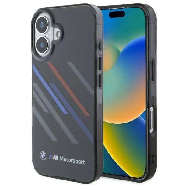 BMW Motosport IML Random Stripes iPhone 16 Case - sort