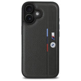 BMW M perforeret Tricolor Detail Line iPhone 16 Case - mørk grå