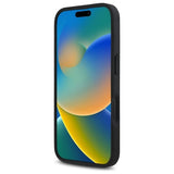 BMW M perforeret Tricolor Detail Line iPhone 16 Case - mørk grå