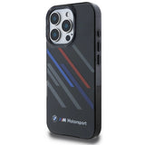 BMW Motosport IML Random Stripes iPhone 16 Pro Max Case - sort