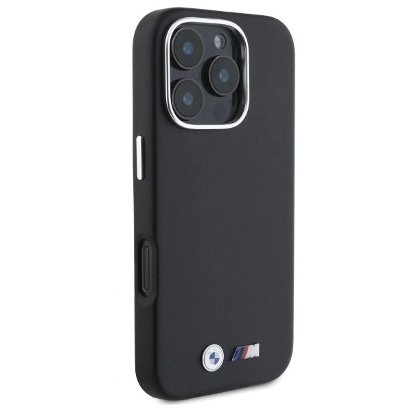 BMW M Smooth Full Wrapped Metal MagSafe Case til iPhone 16 Pro - sort