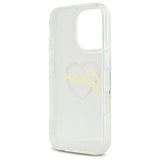 Guess IML Heart Case til iPhone 16 Pro - Gennemsigtig