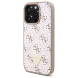 Guess ny 4G Triangle Case til iPhone 16 Pro - hvid