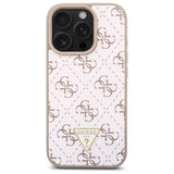 Guess ny 4G Triangle Case til iPhone 16 Pro - hvid