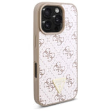Guess ny 4G Triangle Case til iPhone 16 Pro - hvid