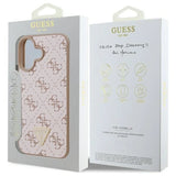 Guess New 4G Triangle iPhone 16 Case - White