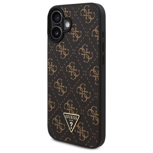 Guess New 4G Triangle Case for iPhone 16 6.1" - Black