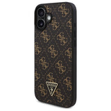 Guess New 4G Triangle Case for iPhone 16 6.1" - Black