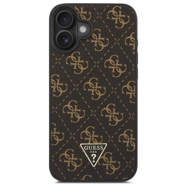Guess New 4G Triangle Case for iPhone 16 6.1" - Black