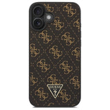 Guess New 4G Triangle Case for iPhone 16 6.1" - Black