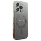 Guess IML Glitter Gradient MagSafe iPhone 16 Pro Case - Brunt