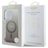 Guess IML Glitter Gradient MagSafe iPhone 16 Pro Case - Brunt