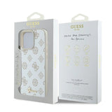 Guess Peony Script Logo MagSafe iPhone 16 Pro Case - Hvid