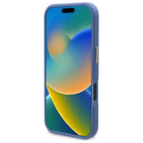 Guess 4G Logo Plate MagSafe Case til iPhone 16 Plus - Blå