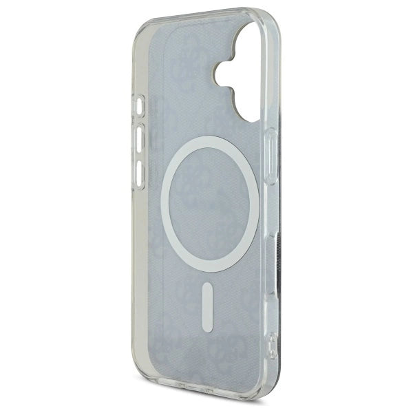 Guess IML 4G MagSafe iPhone 16 Case - Black