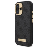 Guess 4G Logo Plate MagSafe iPhone 16 Case - sort