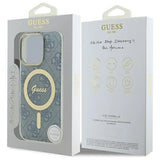 Guess IML 4G MagSafe Case for iPhone 16 Pro Max - Blue
