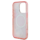 Guess IML Flower & Tonal Circle MagSafe iPhone 16 Pro Max Case - Pink