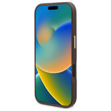 Guess 4G Logo Plate MagSafe iPhone 16 Plus Case - Brunt