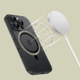 Tech-Protect MagSlim MagSafe Case til iPhone 16 Pro Max - Halvt gennemsigtigt