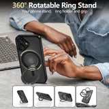 Tech-Protect MagRing MagSafe-hylster til iPhone 16 - gennemsigtige