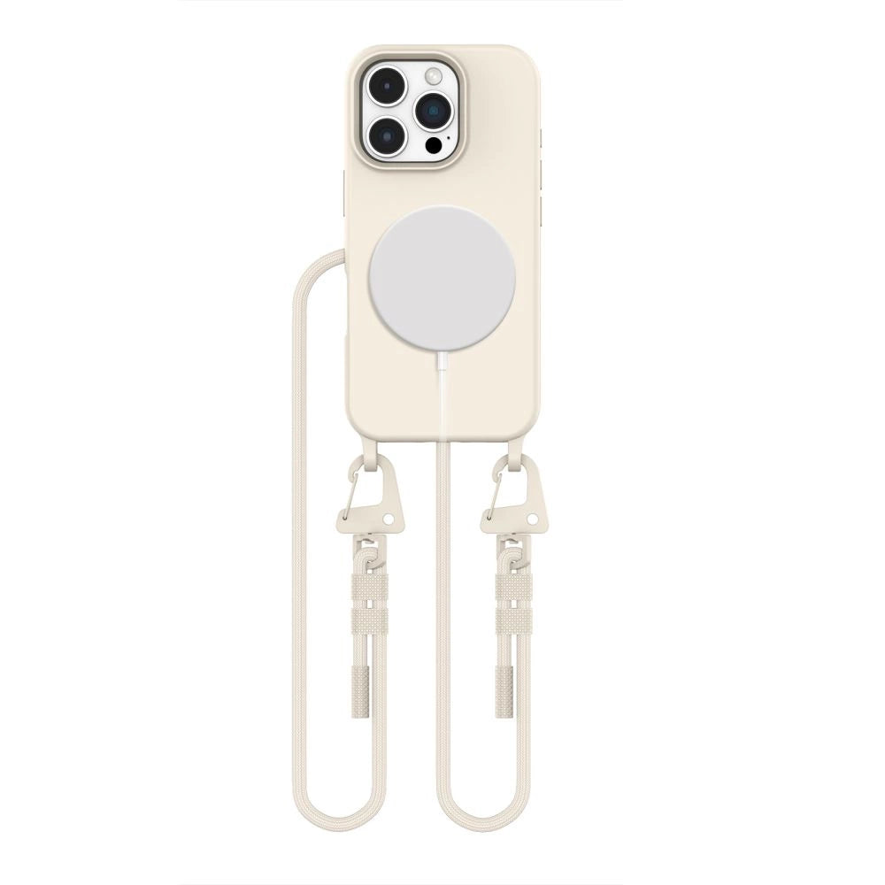 Tech-Protect MagNecklace MagSafe Case til iPhone 16 Pro Max - Beige