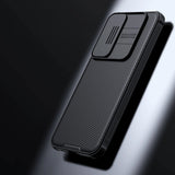 Nillkin CamShield Pro Case til Samsung Galaxy A55 med kameraomslag - sort