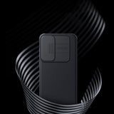 Nillkin CamShield Pro Case til Samsung Galaxy A55 med kameraomslag - sort