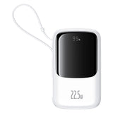 Baseus Qpow Pro+ Power Bank 22.5W 10000mAh USB-C - Hvid