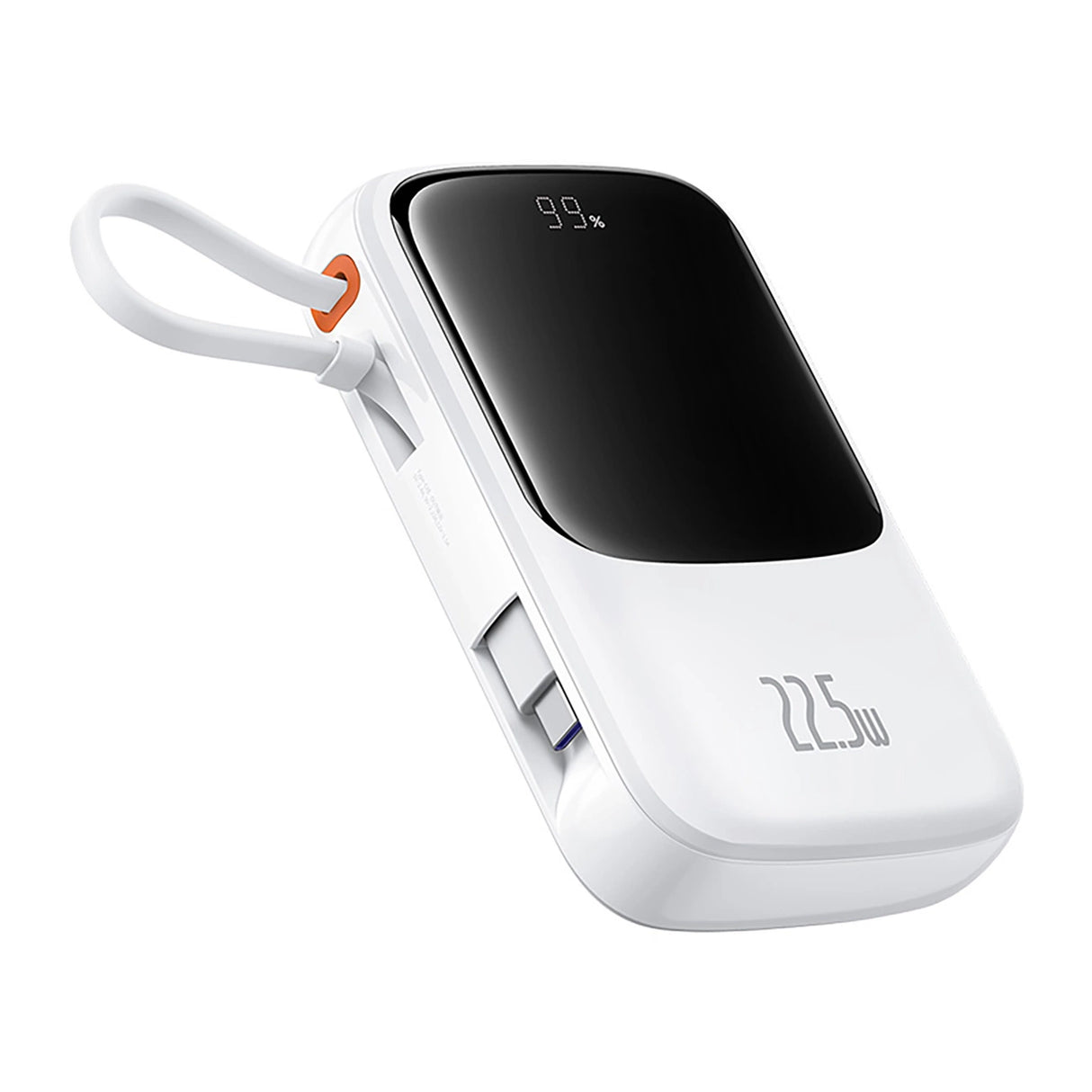 Baseus Qpow Pro+ Power Bank 22.5W 10000mAh USB-C - Hvid