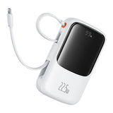 Baseus Qpow Pro+ Power Bank 22.5W 10000mAh USB-C - Hvid
