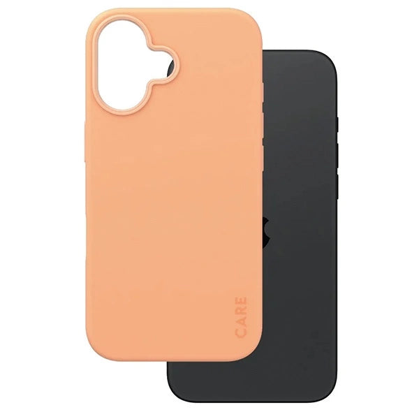 CARE af PanzerGlass Fashion Case iPhone 16 6.1" fersken/fersken MagSafe 1389