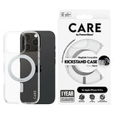 CARE af PanzerGlass Feature Kickstand Case iPhone 16 Pro 6.3" sølv/sølv MagSafe 1326