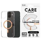 CARE af PanzerGlass Flagship Case iPhone 16 Plus 6.7" fersken/fersken MagSafe 1375