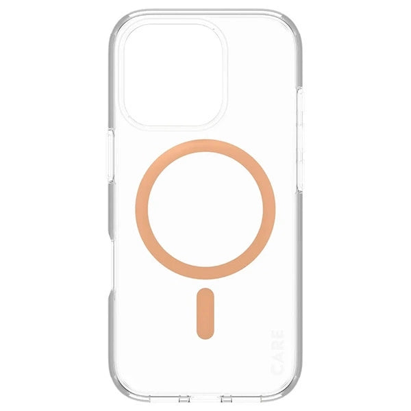 CARE af PanzerGlass Flagship Case iPhone 16 Pro 6.3" Peachy MagSafe 1374
