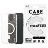 CARE af PanzerGlass Flagship Star Lit Case iPhone 16 6.1" hvid/hvid MagSafe 1341