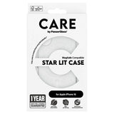 CARE af PanzerGlass Flagship Star Lit Case iPhone 16 6.1" hvid/hvid MagSafe 1341