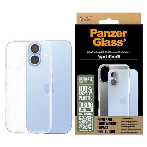 PanzerGlass HardCase iPhone 16 6,1" gennemsigtigt/gennemsigtigt 1287