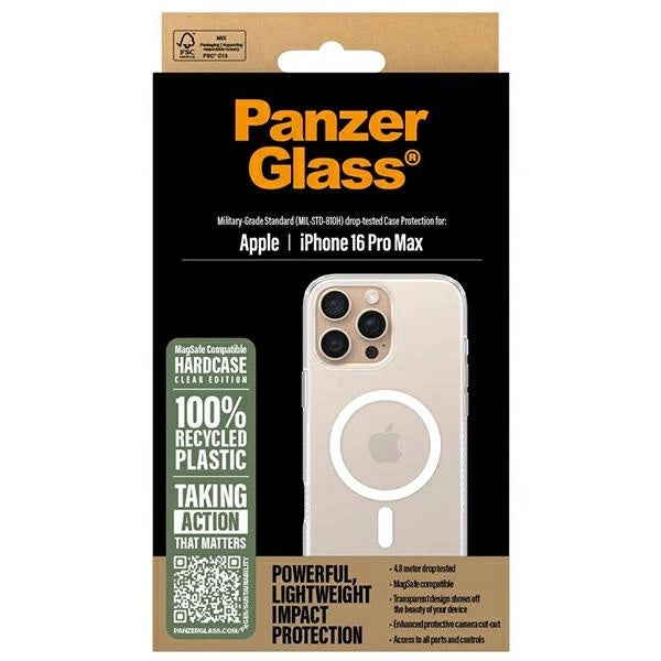 PanzerGlass HardCase iPhone 16 Pro Max 6.9" hvide MagSafe 1294
