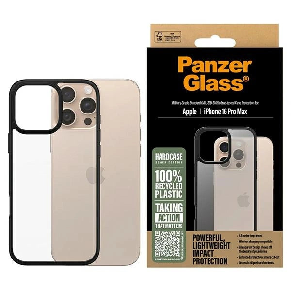 PanzerGlass HardCase iPhone 16 Pro Max 6.9" sort/sort 1298