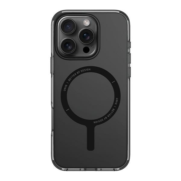 Uniq Clario case iPhone 16 Pro 6.3" Magclick opladning røg / røg