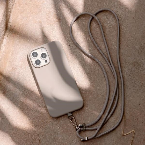 Uniq Coehl Creme iPhone 16 Pro Max 6.9" Magnetisk opladningsfoder grå/taupe grå