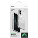 Uniq Combat iPhone 16 Pro 6.3" Magclick Opladningsfoder hvid/lume hvid