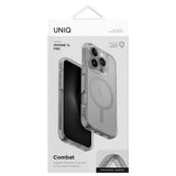 Uniq Combat iPhone 16 Pro 6.3" Magclick opladningsakse grå/sten grå