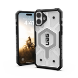 UAG Pathfinder Clear Magsafe iPhone 16 Plus Case - hvid