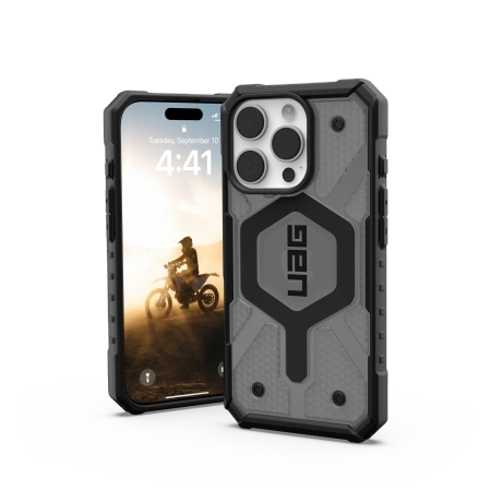 UAG Pathfinder Clear Magsafe iPhone 16 Pro Case - gennemsigtigt