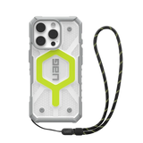 UAG Pathfinder Clear Magsafe Bundle Case med Lanyard til iPhone 16 Pro - Grøn