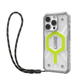 UAG Pathfinder Clear Magsafe Bundle Case med Lanyard til iPhone 16 Pro - Grøn